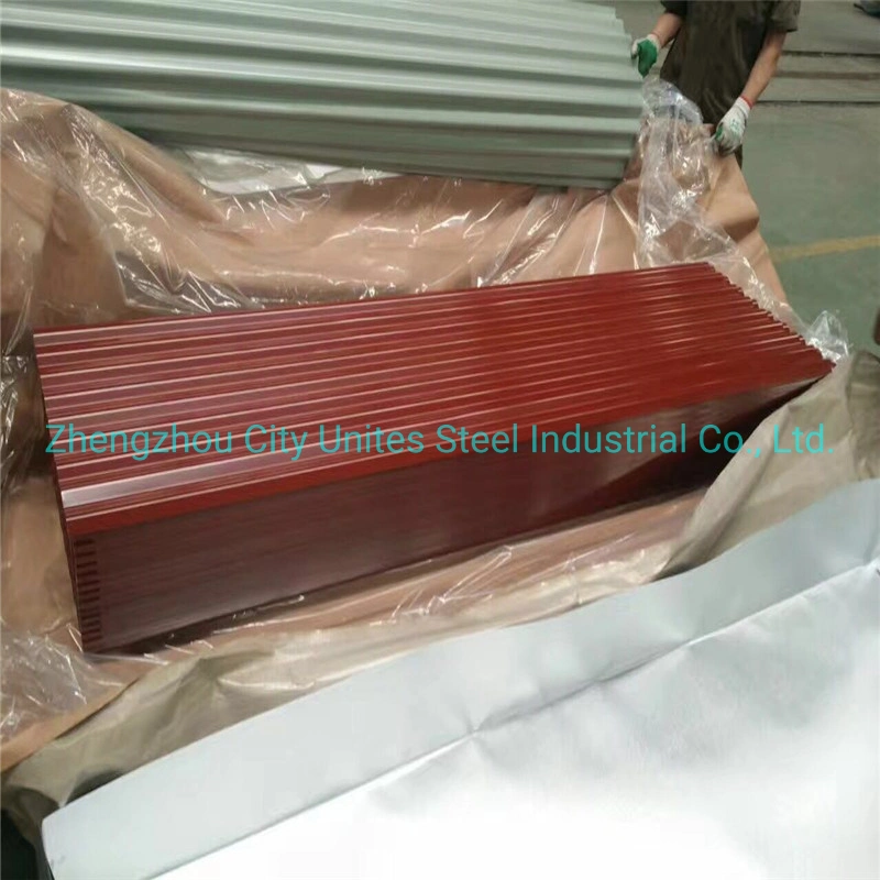 New Design Steel Building Material PPGI Prepainted Corrugated Roofing Sheet