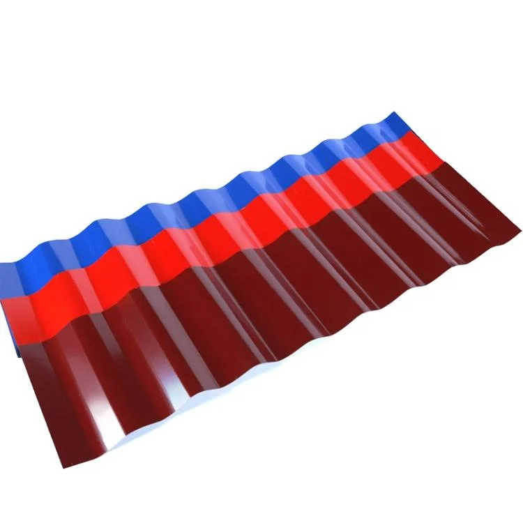 Prepainted Color Coated 0.35 mm 0.5mm 0.75mm Thick Galvanized Steel Metal Zinc Roofing Sheet