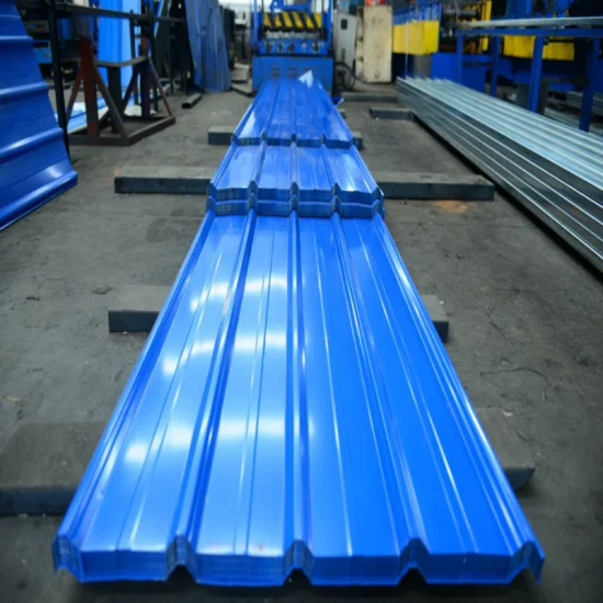18 20 22 Gauge Corrugated Galvanized Zinc Roof Sheets Iron Metal Colour Coated Steel Roofing Sheet Tin Prices