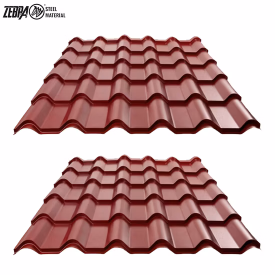 Gi Carbon Steel Galvanized Color PPGI PPGL Roofing Plate Corrugated /Galvalume Tile Metal /Building Material Steel /Zinc Roofing Iron Sheet
